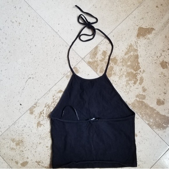 Forever 21 Black knit Halter top - Picture 3 of 3